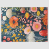 Levendige Bloemen Wildflower Schilderij Decoupage Tissuepapier (Voorkant)