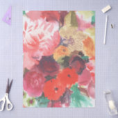 Levendige bloemenboeket tissuepapier vel (Craft)