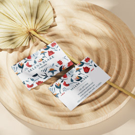 Levendige bloemenelegantie | Chique en modern Visitekaartje