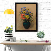 Levendige bloemenharmonie foto afdruk