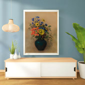 Levendige bloemenharmonie foto afdruk