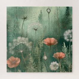 Levendige Bloemenpuzzel voor ontspannend plezier Legpuzzel