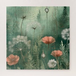 Levendige Bloemenpuzzel voor ontspannend plezier Legpuzzel