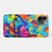 Levendige bloemensymfonie Schilderij Case-Mate iPhone Case (Achterkant (horizontaal))
