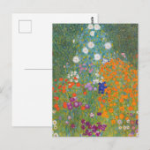 Levendige bloementuin - Gustav Klimt Briefkaart (Voorkant / Achterkant)