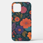 Levendige bloemenwandtapijt Case-Mate iPhone case (Achterkant)