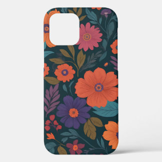 Levendige bloemenwandtapijt Case-Mate iPhone case