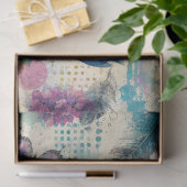 Levendige Bloemige Aquatische Droom Tissuepapier (Geschenk)