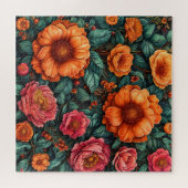 Levendige bloemschikking legpuzzel (Horizontaal)