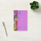 Levendige Bloemschilderij Dagelijkse Planner Post-it® Notes (Kantoor)