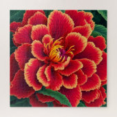 Levendige bloemspiraal legpuzzel (Horizontaal)