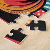 Levendige Bloesems Legpuzzel (Zijkant)