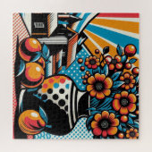 Levendige Bloesems Legpuzzel (Horizontaal)
