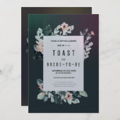 Levendige bloesemsoiree in feest Bloemenuitstralin Kaart (Voorkant / Achterkant)