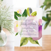 Levendige Bloom Engagement Party Uitnodiging