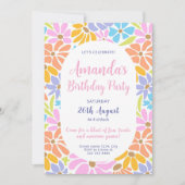 Levendige Blossom Cheer Verjaardag Kaart (Voorkant)