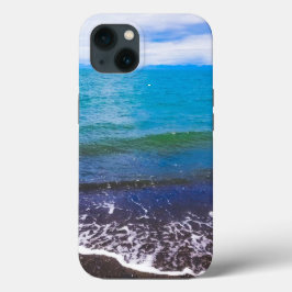 Levendige Blue Ocean Waves iPhone Case