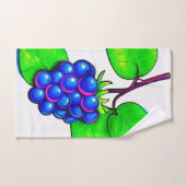 Levendige Blueberry Pop Art Bad Handdoek (Handdoek)