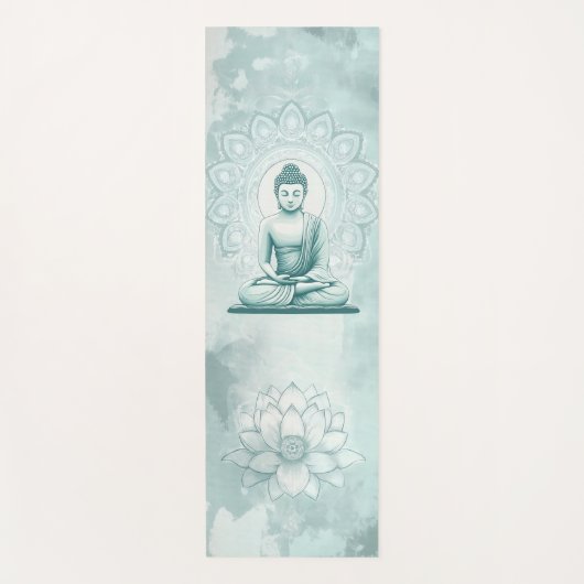 Levendige Boeddha Yoga Mat voor Yoga liefhebbers (Voorkant)
