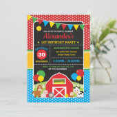 Levendige Boerderij van wilde eenhoevigen Kaart (Staand voorkant)