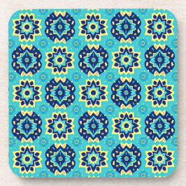 Levendige Boho geometrische patroon Onderzetters -