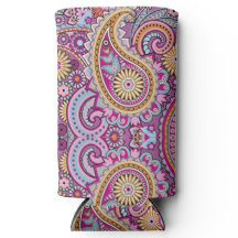 Levendige Boho Paisley Bloemmotief | Kleurrijke Ku