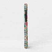 Levendige Boho Paisley lichtgroene bloemmotief Case-Mate iPhone Case (Achterkant/links)