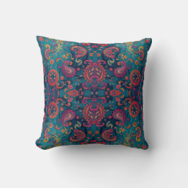 Levendige Boho Paisley Worpkussen Kussen