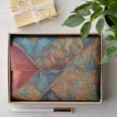 Levendige Boho Quilt Bloemendecor Tissuepapier (Geschenk)