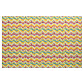 Levendige Boho Zigzaggen Stof (Fat Quarter)