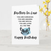 Levendige boodschap voor je schoonbroer kaart (Gele Bloem)