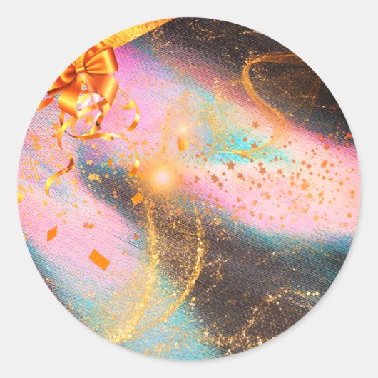 Levendige boog Stickers (Voorkant)