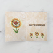 Levendige Boom Verjaardag Kaart (Binnen)