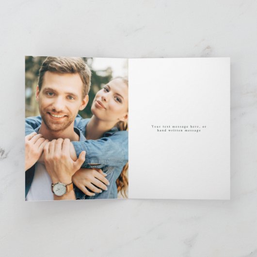 Levendige Botanische Bloom Bloemen Bruiloft Uitnod (Binnen)