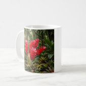 Levendige Botanische Gember Bloem Koffiemok (Voorkant links)