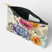 Levendige Botanische Mixed Media Collage Kunst Etui (Open)