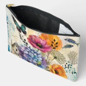 Levendige Botanische Mixed Media Collage Kunst Etui (Open)