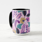 Levendige botanische tuin mok (Voorkant links)