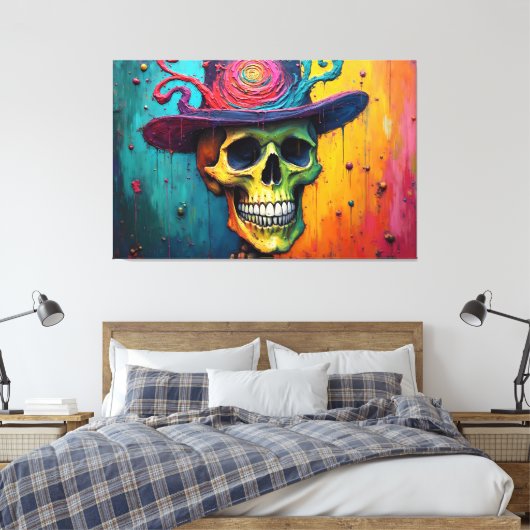 Levendige Botten Canvas Afdruk (Insitu (Slaapkamer))