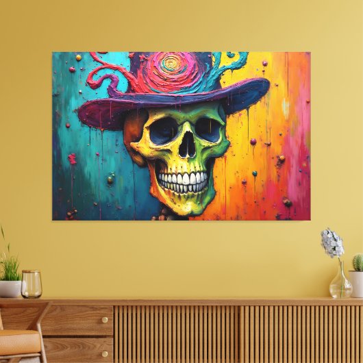 Levendige Botten Canvas Afdruk (Insitu (Woonkamer))