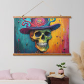 Levendige Botten Hangend Wandkleed (Slaapkamer)