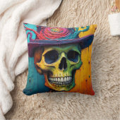 Levendige Botten Kussen (Deken)