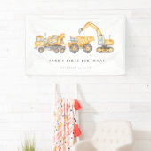 Levendige bouwwagens spandoek (Insitu)