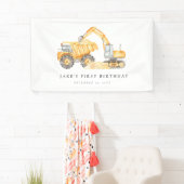 Levendige bouwwagens spandoek (Insitu)