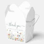 Levendige Bruidsdouche met Wilde Bloemen Bedankdoosjes (Geopend)