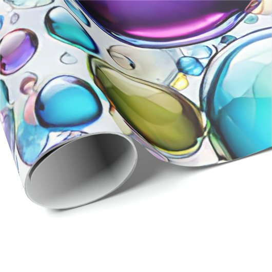 Levendige bubbels cadeaupapier (Rol Hoek)