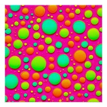 Levendige Bubble Pop van Kleurontwerp