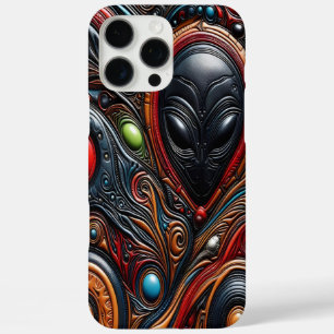 Levendige Buitenaardse Ontmoetings Kunst iPhone 16 Pro Max Hoesje