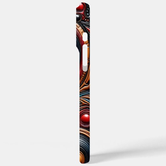 Levendige buitenaardse ontmoetingskunst Case-Mate iPhone case (Achterkant / Links)