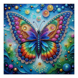 Levendige Butterfly 5D Diamant Schilderij Kit DIY  Perfect Poster